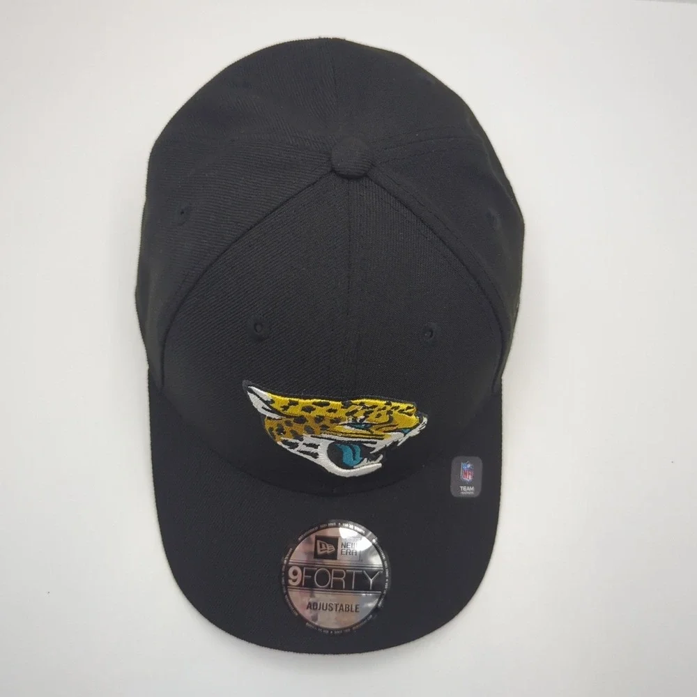 New Era 9FORTY Jacksonville Jaguars Hat Black Adjustable NFL Baseball Cap OSFA
